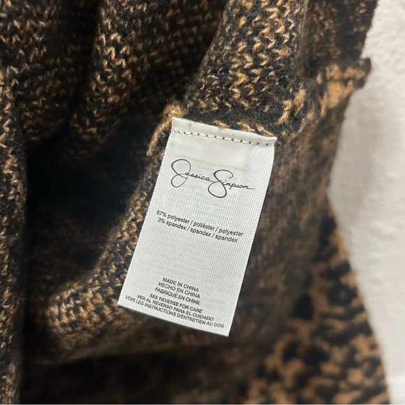 Jessica Simpson Portia Sweater in Honey Gold Combo Large - Picture 7 of 8
